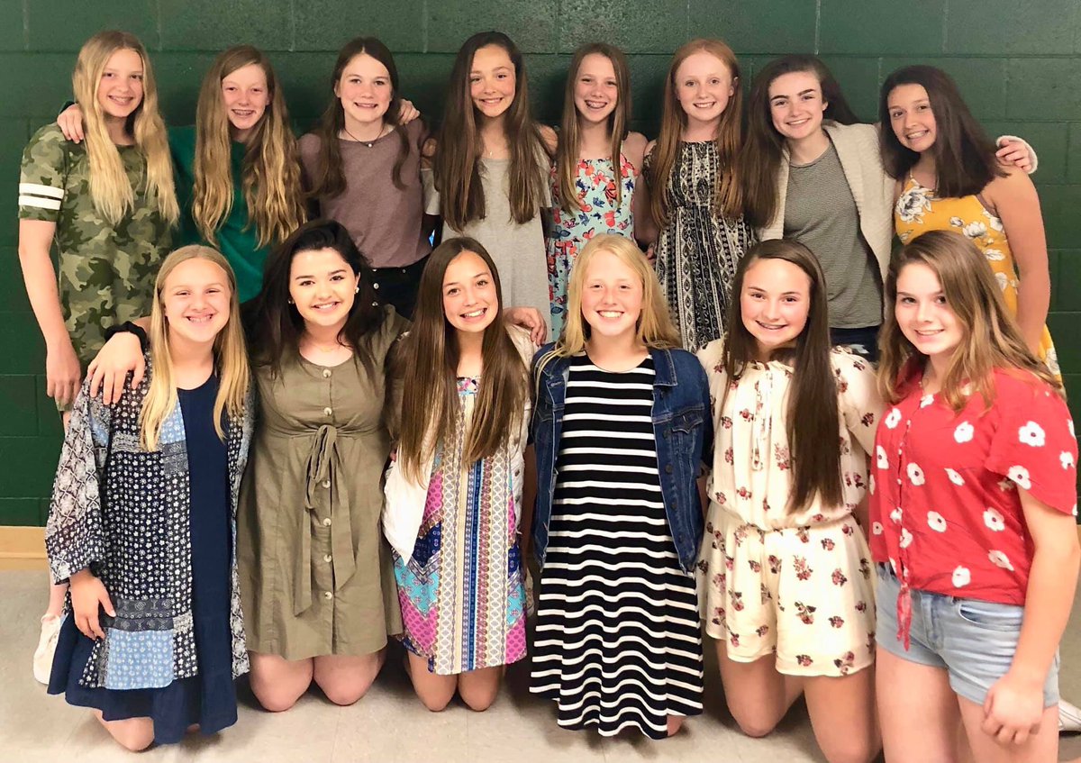 This lovely group of young ladies finished the season with a rainout leaving their record at 7-4. I’m so proud of their personal and group accomplishments as members of the softball program AND members of WMS!