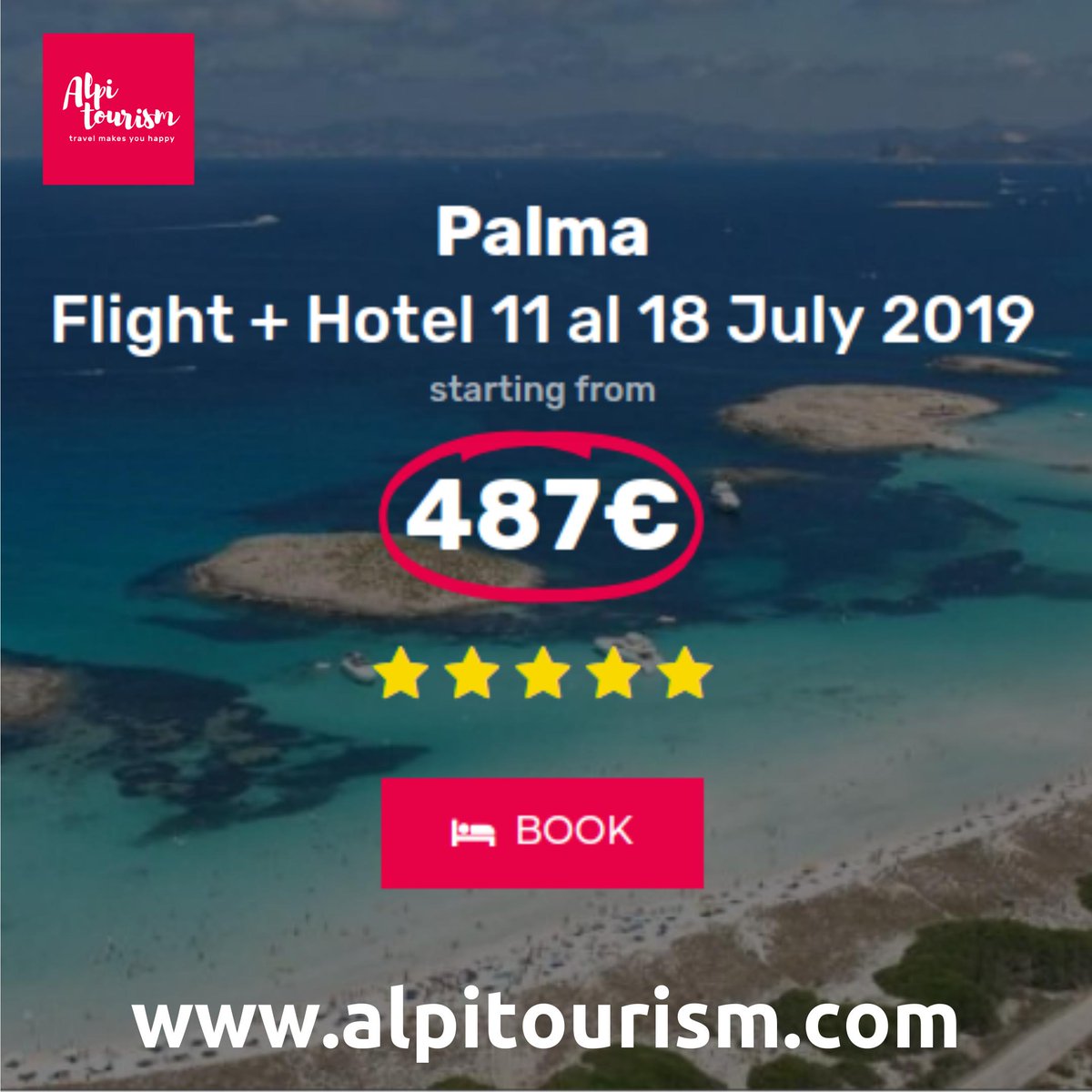 alpitourism's tweet photo. #summertime #july https://t.co/WpRkWz2lgv
#spain #Baleares #booking #bookwithus #travelmakesyouhappy #specialoffers #picoftheday #offeroftheday #culture #travelling #travelinspiration #traveldudes #travelblogger #travelphotography #travelpics #hotel #flight #trip #vacation https://t.co/ilQqWN6oI1