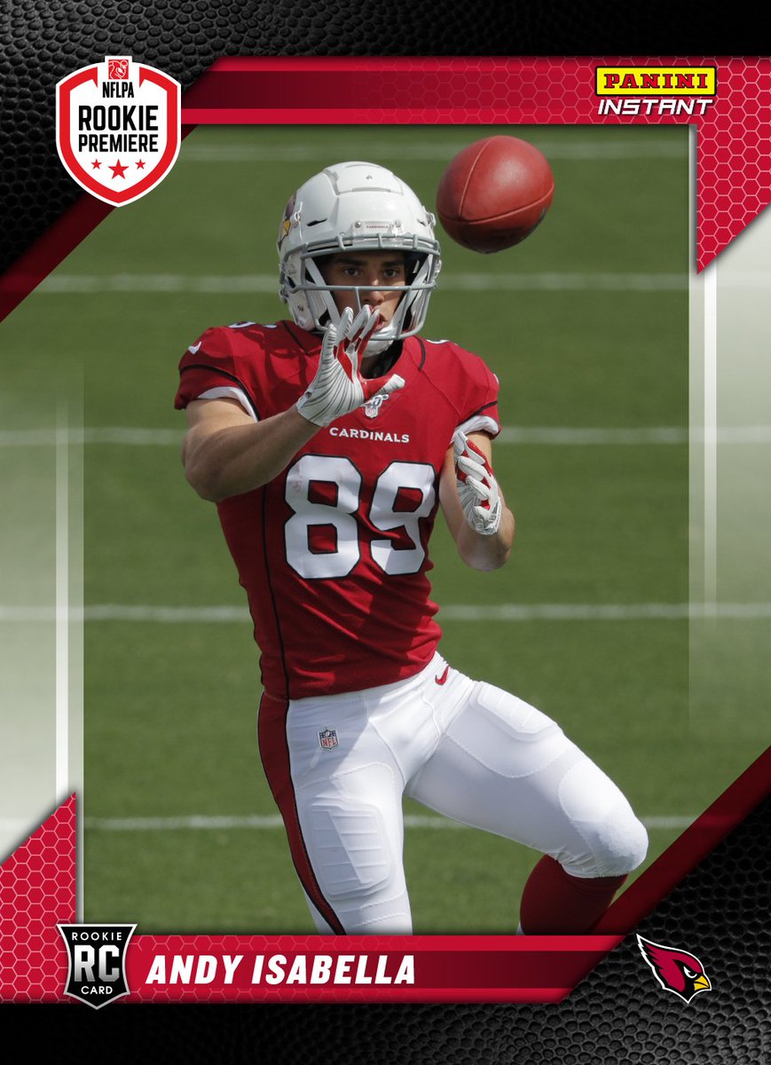 AndyIsabella5's tweet photo. Time to #BeRedSeeRed at @NFLPA #RookiePremiere. Feels great to finally get my @AZCardinals gear on and get to work. Go check out my #PaniniInstant card now! https://t.co/bg2DQmH5Tk https://t.co/0zn8fttLxt