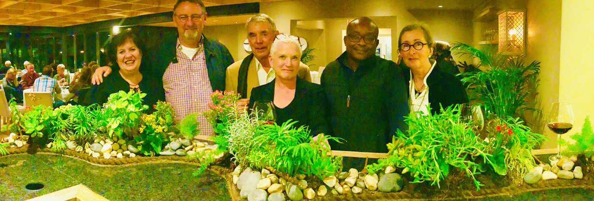 Called up to the chef's table!!! An amazing dining experience. #FLF2019 with <a href="/ekowduker/">Ekow</a> @lepetitcolombe