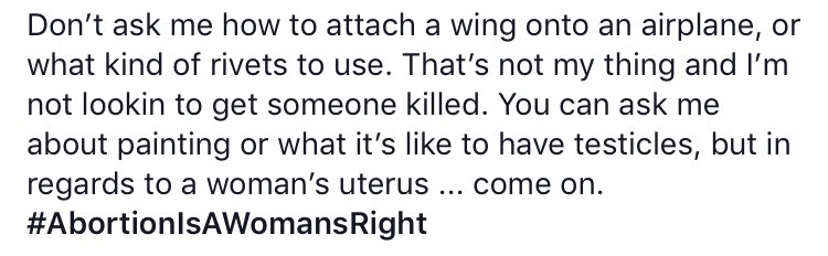 JefBredemeier's tweet photo. #AbortionIsAWomansRight https://t.co/51fyzGqI9e