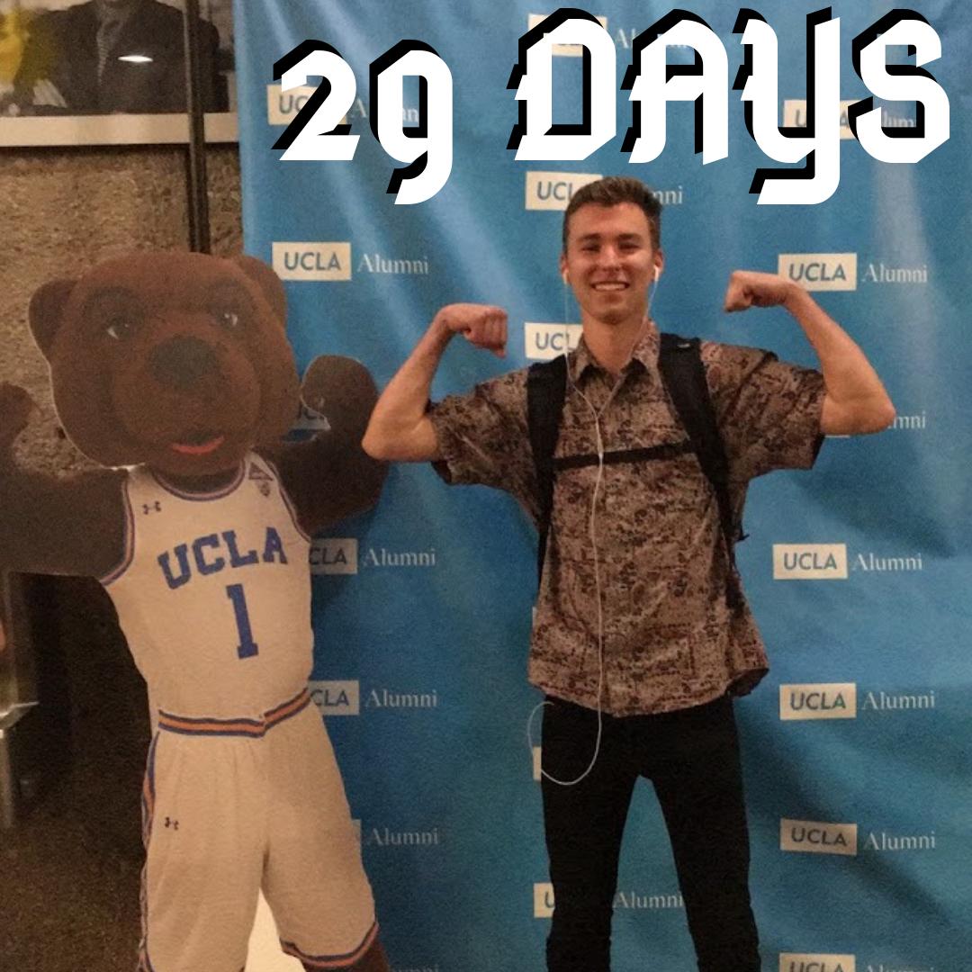 BRUINWOODS's tweet photo. Meet Sean Tasse, a fourth year Economics major from Fullerton, California. Sean will be returning for his third summer as a Kids Group Rover/Sloth Counselor and can't wait to celebrate the magic one last time up at Bruin Woods! #WeRoveYou #bwisamagicalplace #SummerFunCountdown https://t.co/68RTRgfzuJ