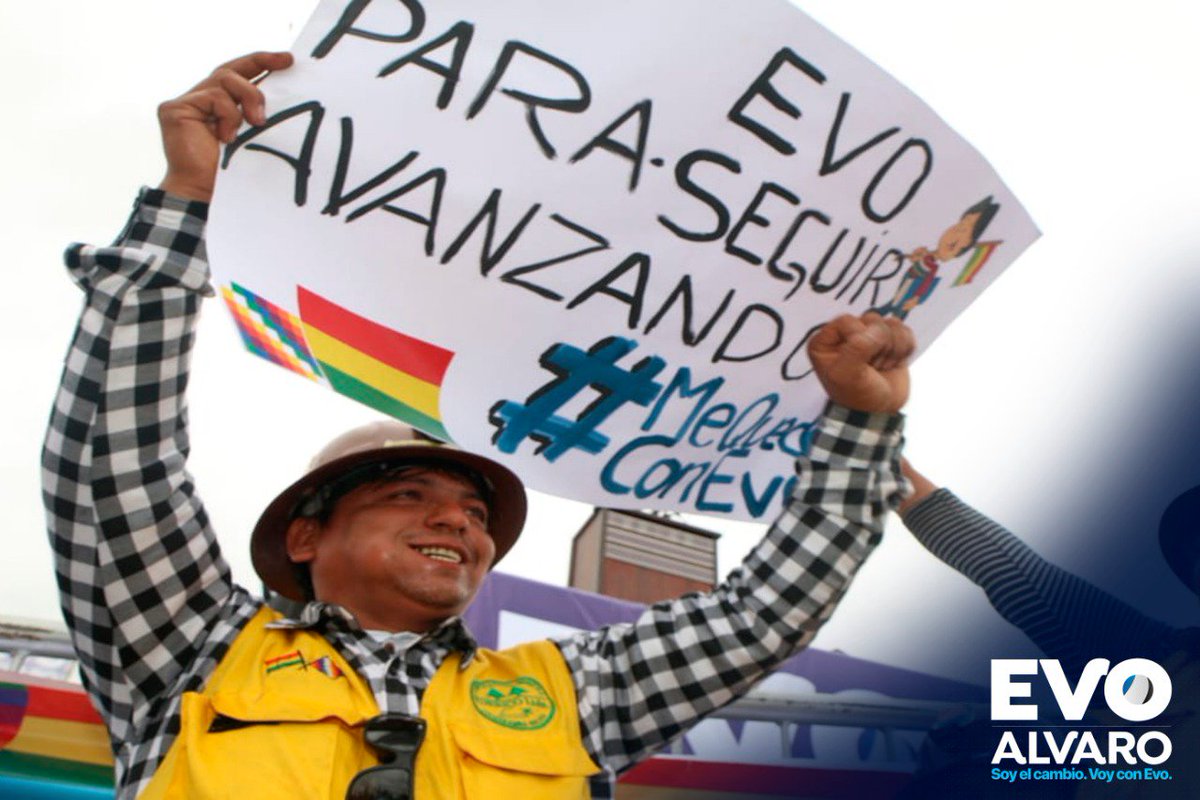 SedCom_Ch's tweet image. La Bolivia de @EvoEsPueblo es el país con el menor índice de desempleo de América del Sur. Sigamos por el camino justo con Evo. 
#sigamoscambiandojuntos