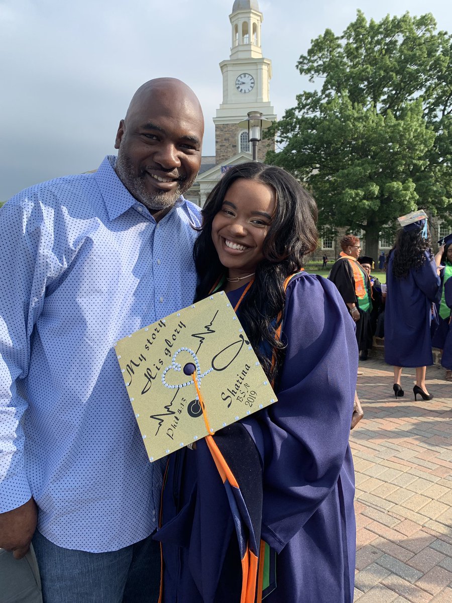 She did it.  My God, thank you for this day.  My baby graduated in award winning style.  #MorganStateUniv