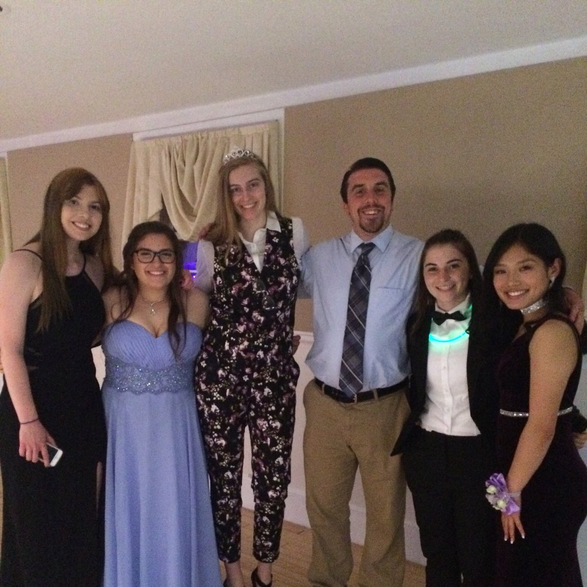 The girls clean up well!