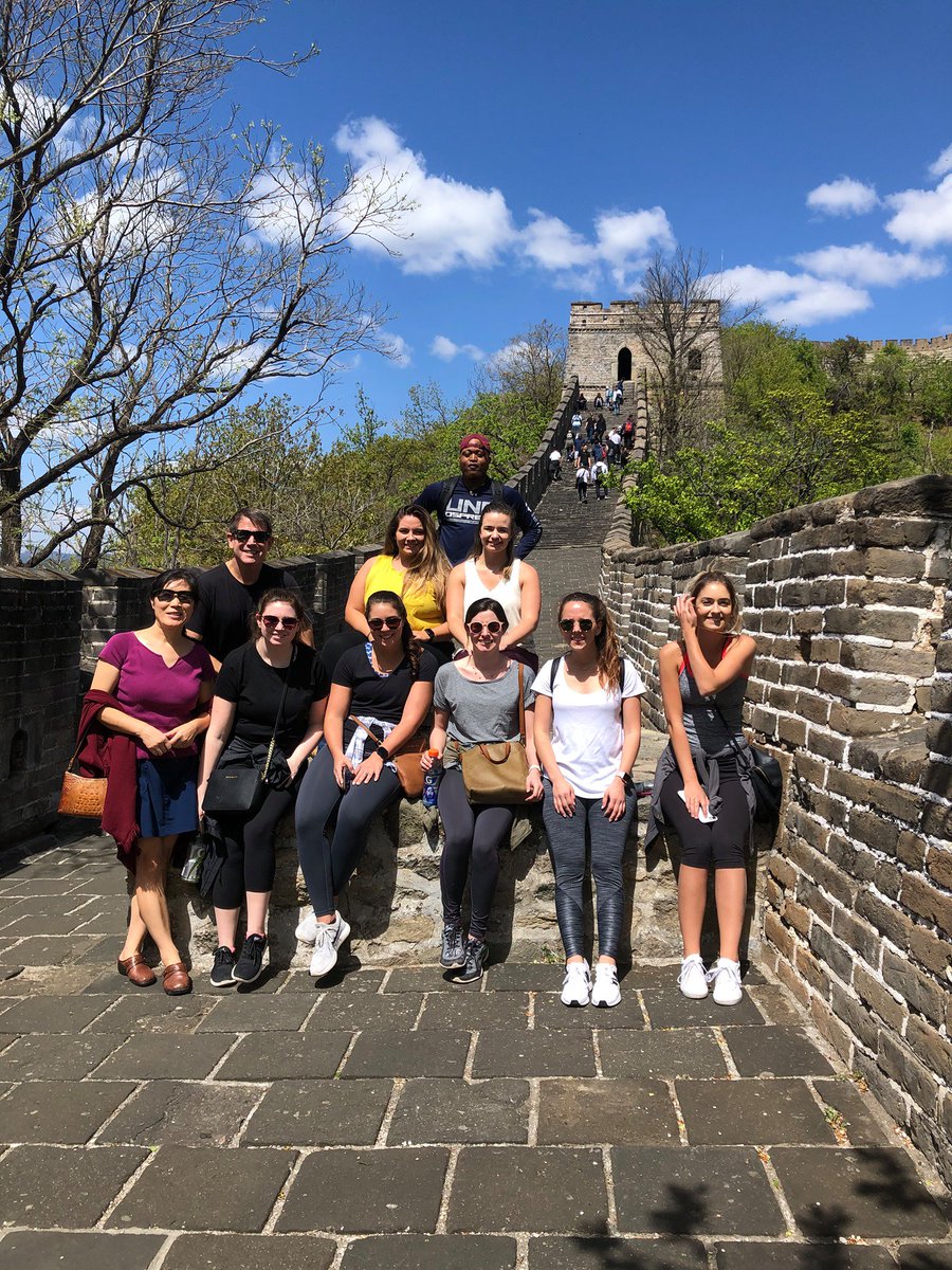 UofNorthFlorida's tweet photo. Students in the UNF Health Administration program recently completed a study abroad in China! They learned about China’s health care system and culture while visiting Peking University and the Great Wall. #GlobalUNF https://t.co/AJ7uCEK2tk