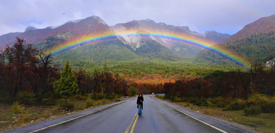 Espectacular arco iris en la Ruta 40 Siete Lagos. Neuquen. Argentina.
Foto: Jorge Neira