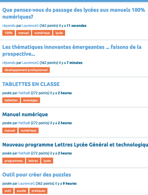 cardiedijon's tweet photo. Quoi de neuf sur le #ForumApprenant ? Venez répondre aux questions, proposer votre avis ou votre expérience ... il y a forcément un fil de discussion qui vous ressemble .😀 https://t.co/GFekbPAkP8