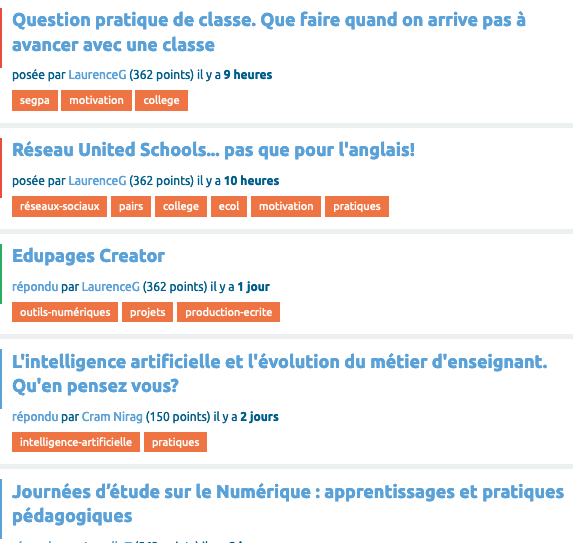 cardiedijon's tweet photo. Quoi de neuf sur le #ForumApprenant ? Venez répondre aux questions, proposer votre avis ou votre expérience ... il y a forcément un fil de discussion qui vous ressemble .😀 https://t.co/GFekbPAkP8