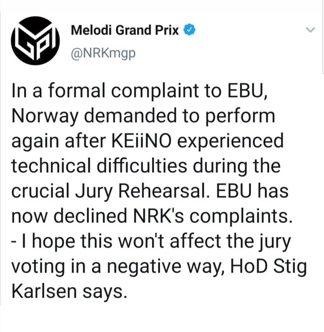 Yakamidara's tweet photo. #Eurovision #NOR #Norway https://t.co/ODuBBUfVCv