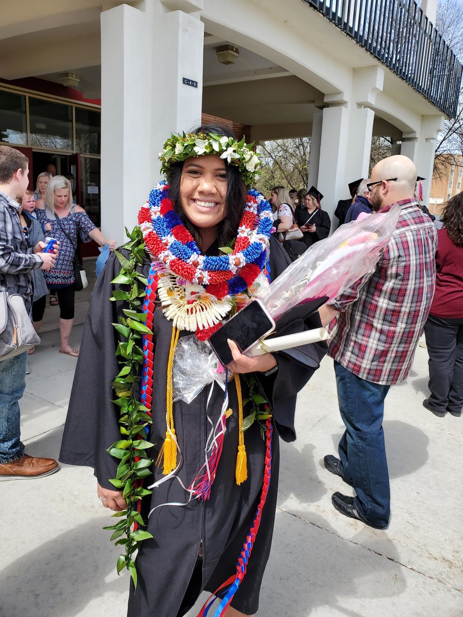 stoet57's tweet photo. Congratulations to Nani on her graduation from Northland with her Pharmacy tech degree. Her parents flew in from Hawaii and surprised her. #likeanotherdaughter https://t.co/v88HSTLht9