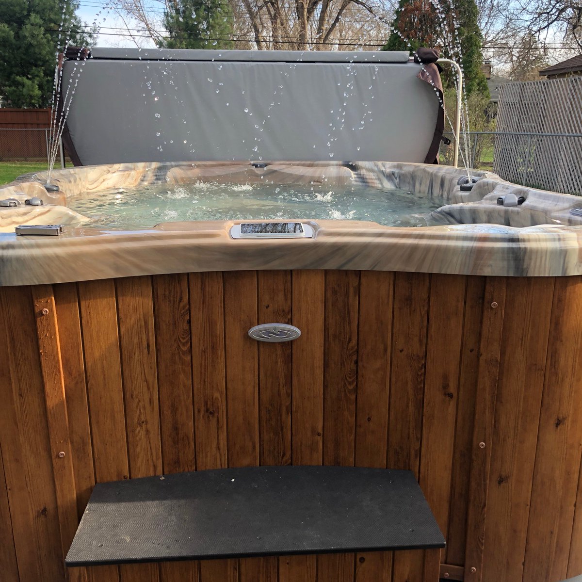 allPoolside's tweet photo. Congratulations to the Anderson family on your new Dimension One Spas Amore Bay. Thank You for choosing Poolside and welcome to the Poolside family! https://t.co/NdscSNz3rw