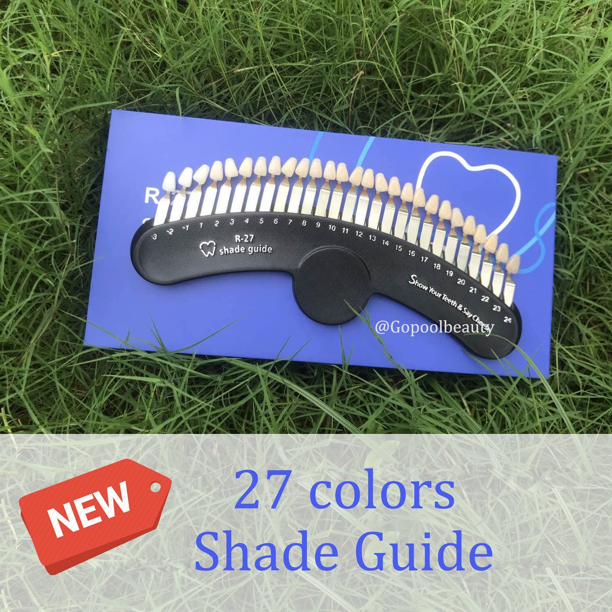 TeethCynthia's tweet image. New 27 colors shade guide, DM to order.

#shadeguide #teethwhitening #whiteteeth  #teethbleaching #professionalteethwhitening #smile #dental #oralcare #goopoolbeauty
