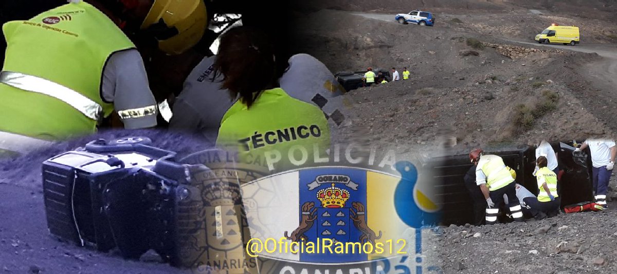 OficialRamos12's tweet photo. @112canarias , activó a @PoliciaPAJARA por vuelco de un turismo próximo al cruce del #PuertitoDeLaCruz con #Cofete.
Dos heridos evacuados.
Recursos; #SUC #BomberosPájara, #GCMorroJable, #AtestadosGC https://t.co/ymteL9Gmuo