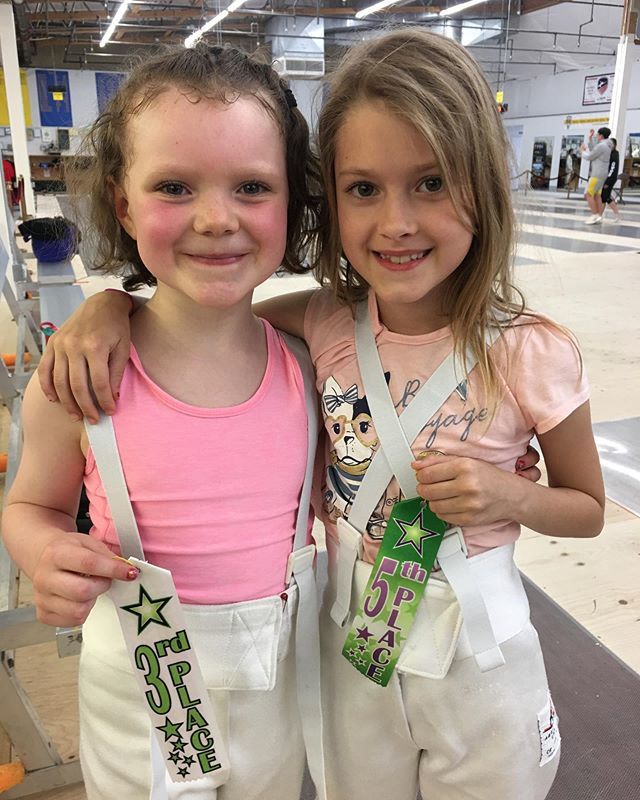 nwfencing's tweet photo. Ok hold the phone! Elenora placed 3rd and Kristina 5th! Nice work ladies! #NWFC #fencing #fencingfriends https://t.co/WaaVWWFF43 https://t.co/o05qSLmzqZ