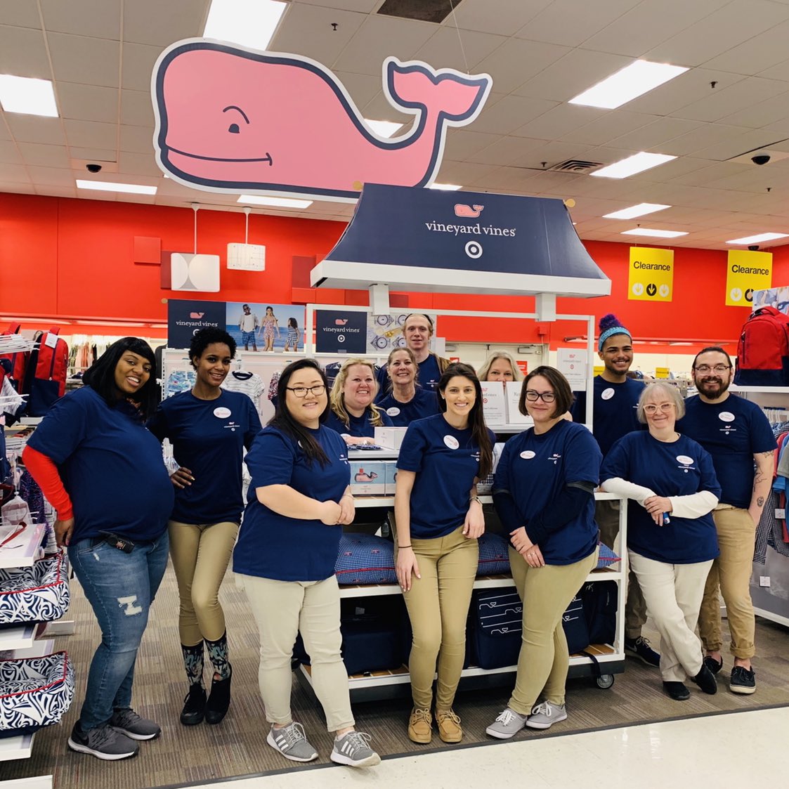 Great launch with the best team there is! #vinyardvinesfortarget #chasingthedream 🐳🐳🐳
