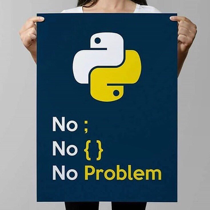 pytalk_alex's tweet photo. python相較於其它程式語言的好處！
沒分號、沒大括號、更沒問題！
對於入門來說真的是很好的入門語言❗️
#程式設計 #programming #pytalk #taiwan #python #pythonprogramming #python3 #pythoncode #computer #computerscience https://t.co/K3j3E8cLBB… https://t.co/jsjc7WmQQu
