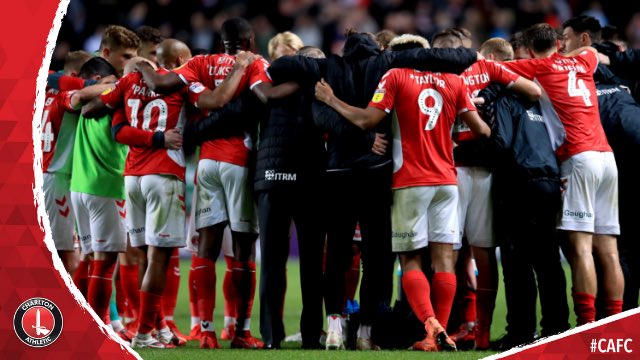 CAFCofficial's tweet photo. 🔴⚪
We can confirm that the Addicks will be wearing their red and white home strip at Wembley next Sunday as the higher-placed team in the final. 

Get your colours ready! #cafc https://t.co/gylveU0KLy
