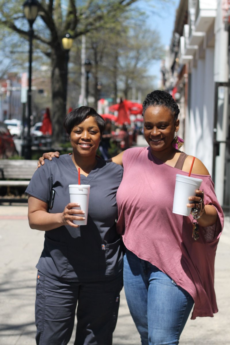 Two lovely ladies enjoying their smoothies on a beautiful day!

#BigAppleSmoothie #Smoothie #WhitePlains #Westchester #SmallBusiness #SupportLocal #SupportSmallBusiness #Healthy #LiveHealthy