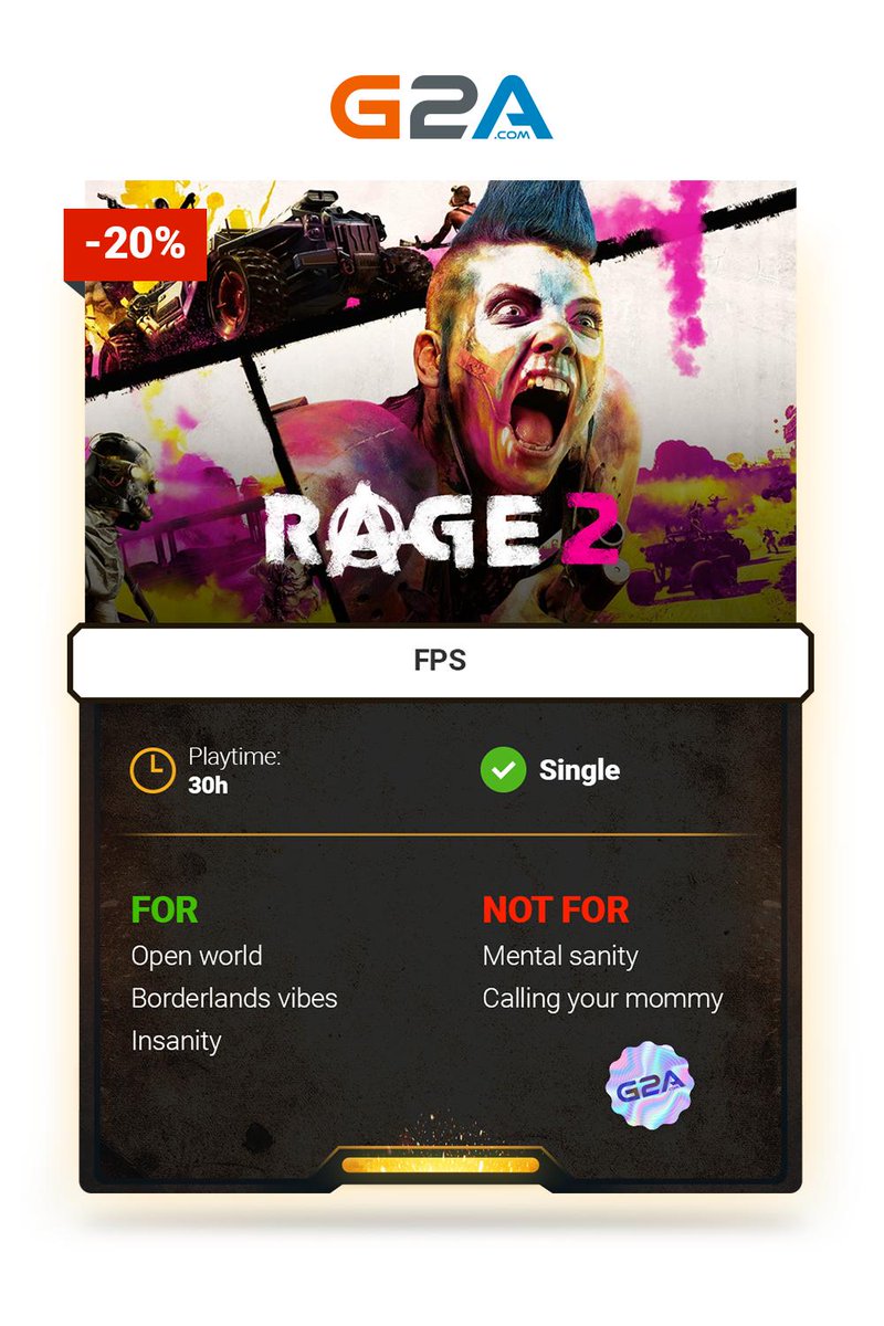 rage 2 g2a