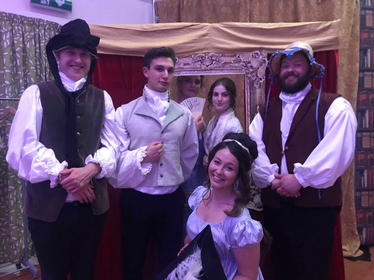 ArtificePlays's tweet photo. Last night’s Jane Austen Ball  @LynchPinTheatre was a blast! Love my gallant cast who did a great job with Austen’s characters, and fell a big in love with the dance! https://t.co/cJ2EHoiXkj