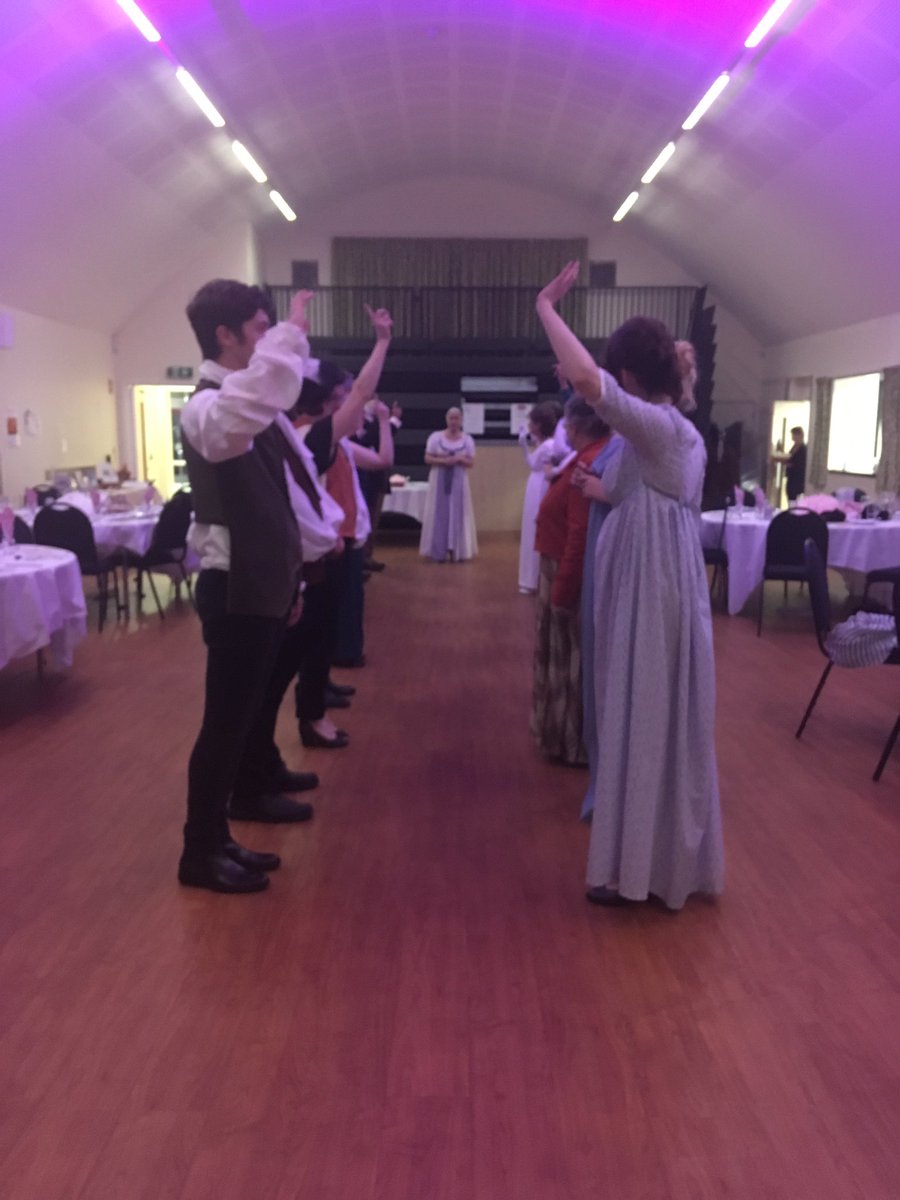 ArtificePlays's tweet photo. Last night’s Jane Austen Ball  @LynchPinTheatre was a blast! Love my gallant cast who did a great job with Austen’s characters, and fell a big in love with the dance! https://t.co/cJ2EHoiXkj