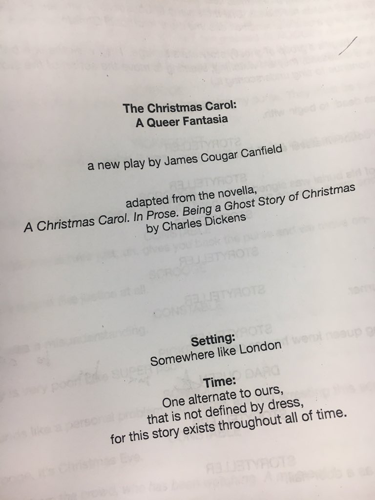 I’m so lucky to have a group of friends that will get up early on a Saturday and come read the latest draft of my newest play. 

So thankful. Merry Christmas, y’all. 🎄

#actorslife #newplaydevelopment #nyctheatre