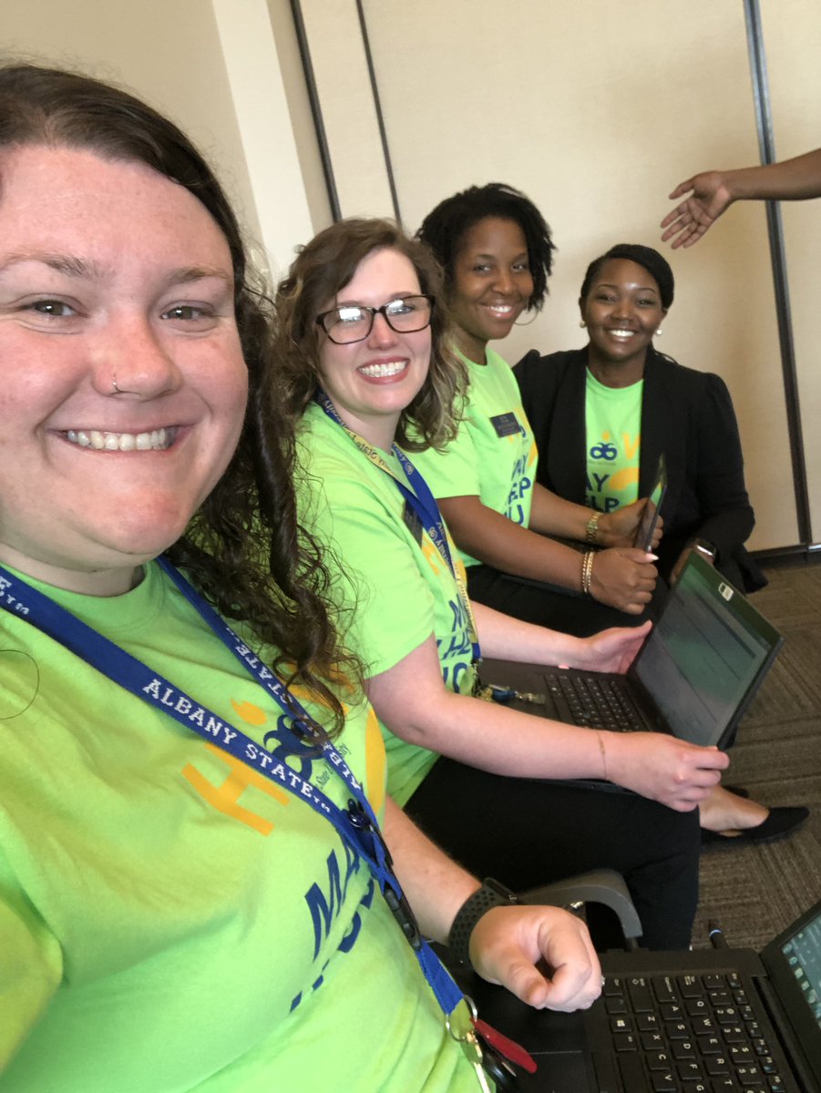 ASUFINAID's tweet photo. Today, our friendly staff assisted future Rams with their financial aid inquiries for the 2019-2020 year during the “ASU comes to Atlanta” event. If anyone has any additional questions that may not have been answered today, feel free to email us at ifinaid@asurams.edu. 💛💙💛 https://t.co/Re0Bx1FSTy