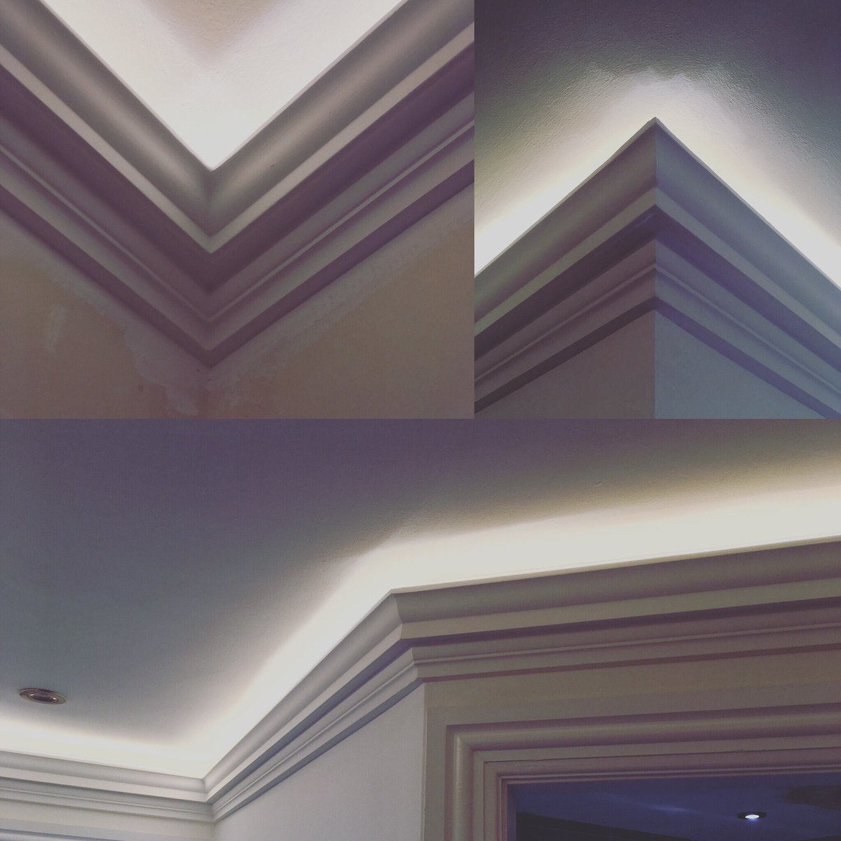 Another uplighter hand made and fitted by me and my crew in Sheffield #Sheffield #coving #renovation #London #Yorkshire #SheffieldHour #southyorksbiz