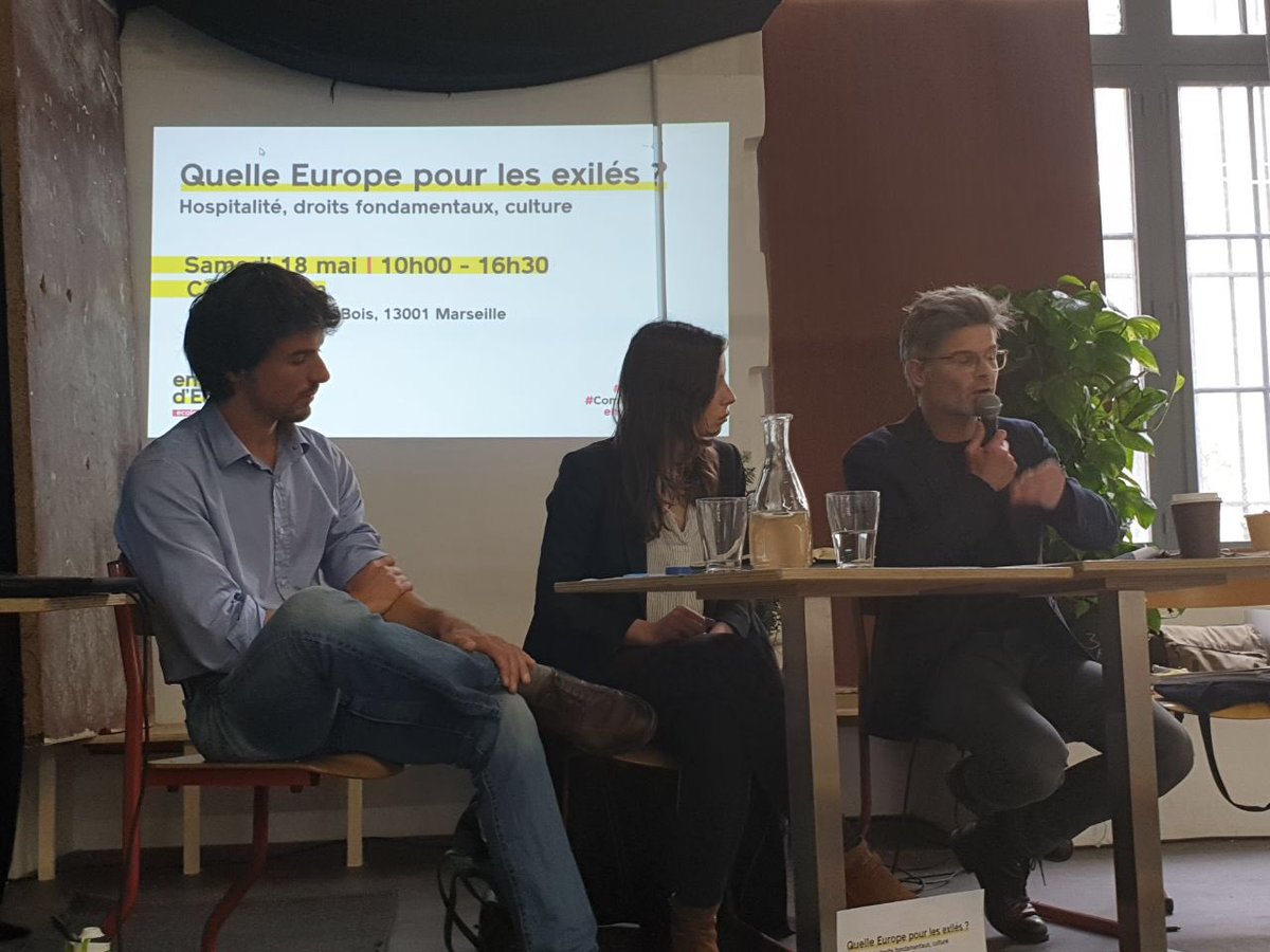 DemontTimothee's tweet photo. Très belle journée de rencontre, réflexion et débat sur la refonte urgente et nécessaire de la politique migratoire européenne organisée par @PlacePublique13. Merci à @ClaireNouvian, @MazelMarine et tous les participants pour la richesse des échanges! #PolitiqueAutrement https://t.co/TQWcBCvXQy