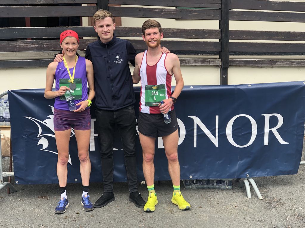 Radnorhills's tweet photo. Congratulations to Dan Nash 1st Male and Hannah Jarvis 1st female at @RoyalWelshTrail running festival! Radnorhills proudly provided the water to keep everyone hydrated 💦🏃🏻‍♂️🏃🏻‍♀️ https://t.co/Oq5v2V2xGU