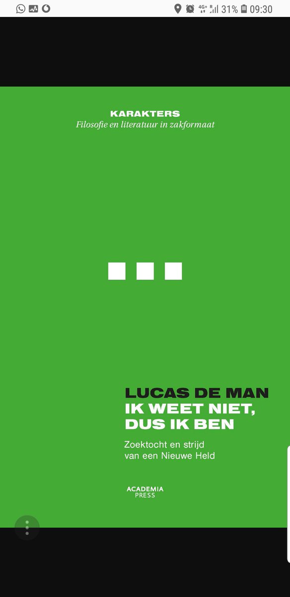 Voor wie zin heeft. Ik heb een boekje geschreven...