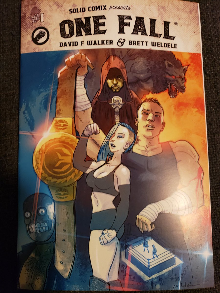 PhilDL616's tweet photo. Got my copy of One Fall today! #SolidComix @DavidWalker1201 @BrettWeldele https://t.co/XCa1vFmZd4