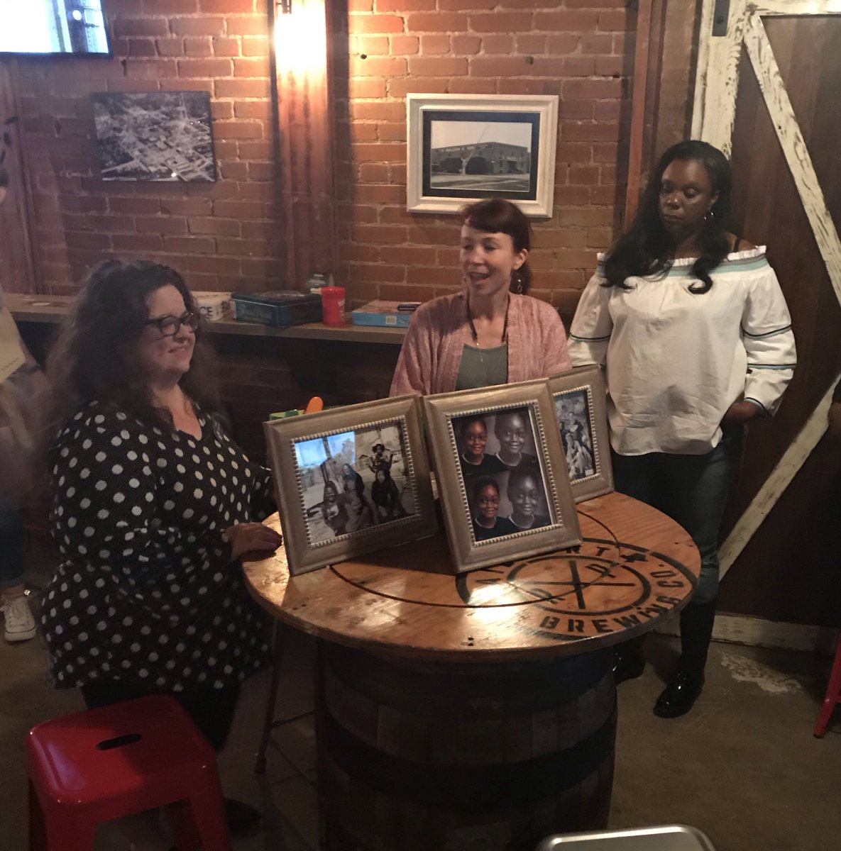 UWEllisCounty's tweet photo. Our three non-profits are giving their pitch!  Come on out to Railport Brewery Co &amp; help select which agency gets the pot!  #PopUpGiving https://t.co/2kwMB37Pr0