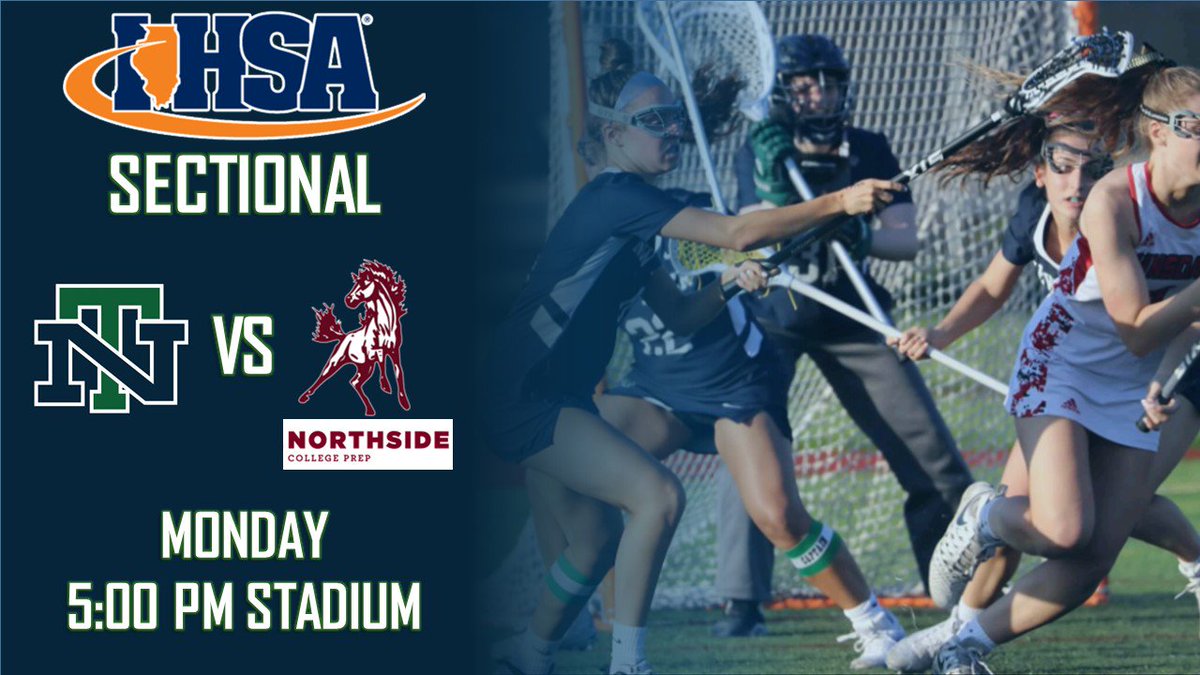 IHSA Playoffs Start Monday 🥍🏅Trevs host Northside College Prep @northsidecphs Sectional Quarter-finals @AthleticsNTHS