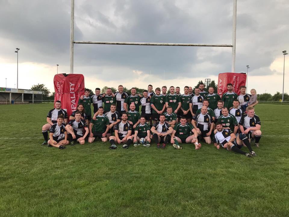 Great celebratory game today for our 150th season v <a href="/hmps_rfc/">HMPS_RFC</a>.. cheers lads..👍