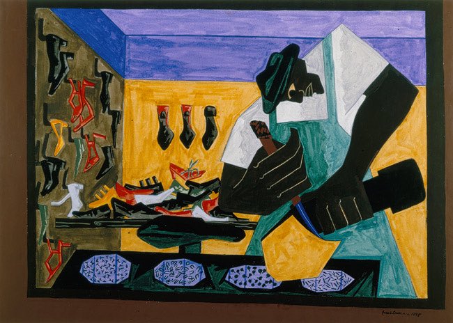 Jacob Lawrence Lawrence documented the African American experience in several series devoted to life in Harlem and the civil rights movement of the 1960s. He was one of the first nationally recognized African American artists.