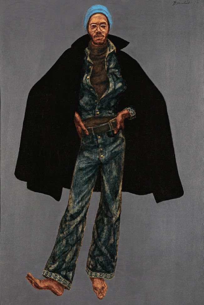 Barkley Hendricks “Barkley L. Hendricks was an African-American painter known for his photo-based portraits of black men and women. Conveying a sensitivity towards the unique persona of each sitter, his works are both matter-of-fact and culturally pointed.” Artnet