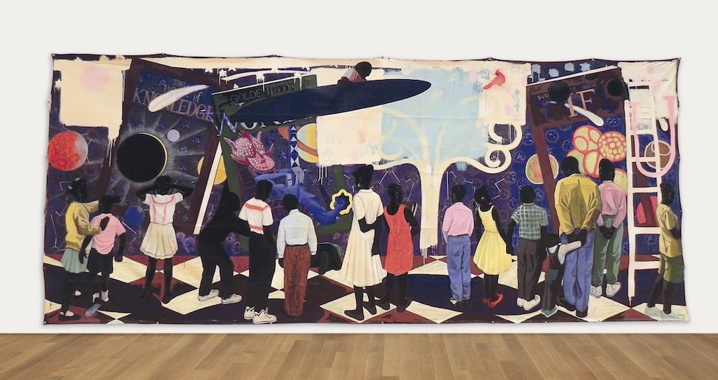 Kerry James Marshall“Through narrative scenes that draw both from history and the artist’s own life, Marshall delves into obscure moments and objects important to contemporary and past black culture.” Artnet