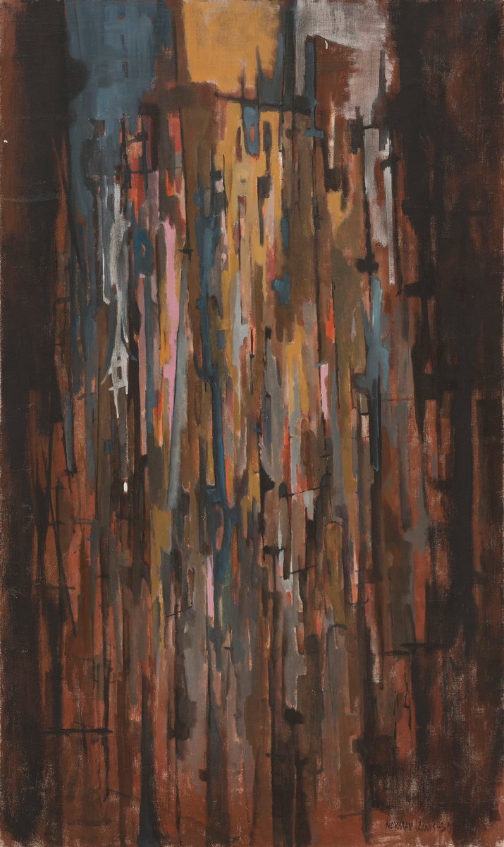 Norman Lewis “I wanted to be above criticism, so that my work didn't have to be discussed in terms of the fact that I'm black,” Lewis emerged as the sole black artist in the first generation of Abstract Expressionists.