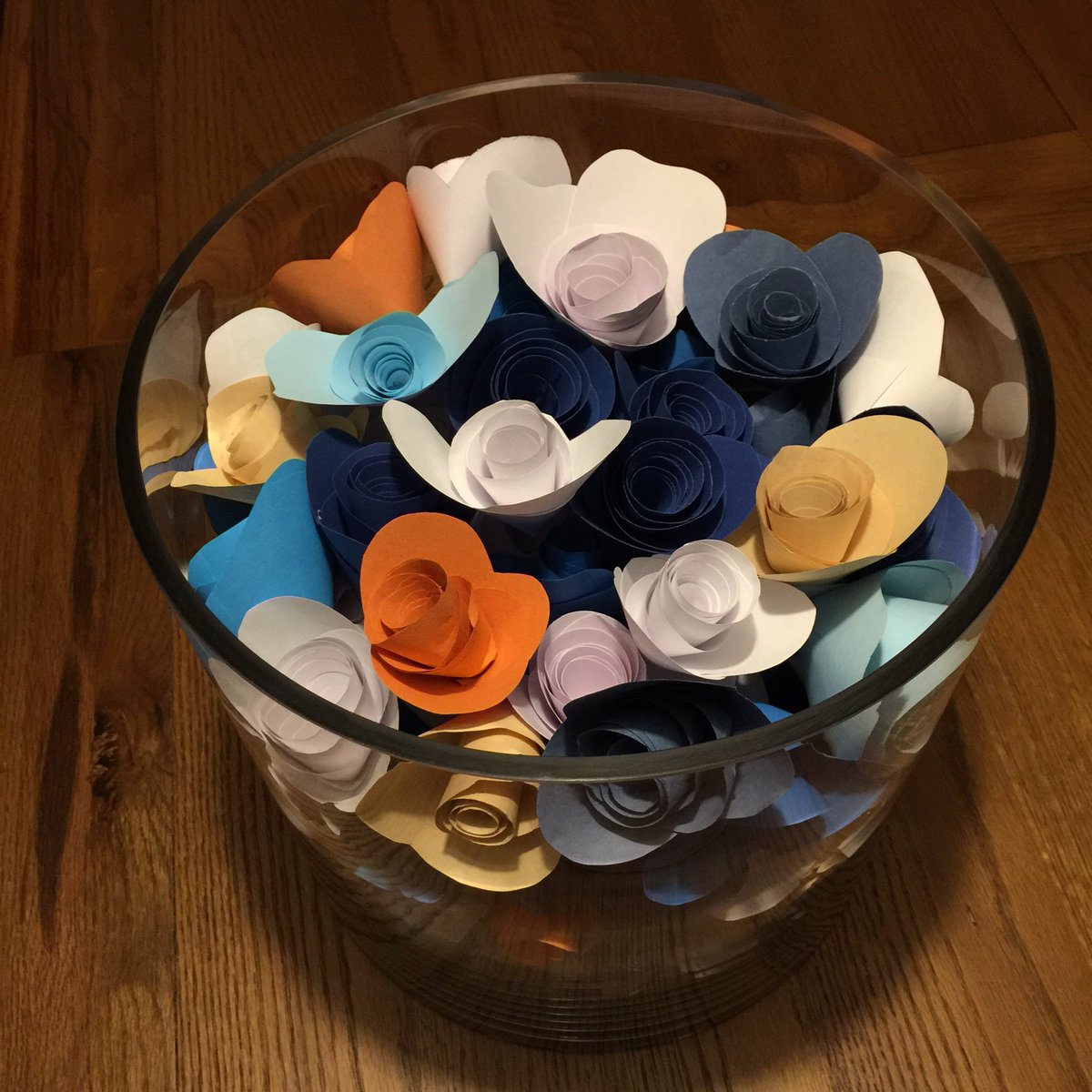 caldeybird's tweet photo. #150PaperRoses is complete. Bring on the final day of the season at RP tomorrow to celebrate all things #Killie150 I  LO💙E @KilmarnockFC and @marieosmond #WeAreKillie #PaperRoses #History #Community #Tradition #Passion #Honour #Pride #Triumph https://t.co/NOnWwBtLLM