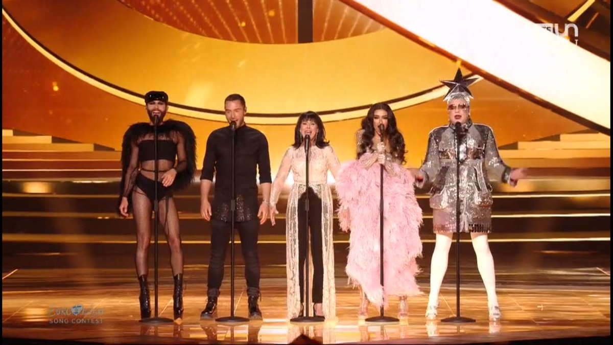 stayribangsoo's tweet photo. The New Avengers #Eurovision https://t.co/VASc8wHYPz