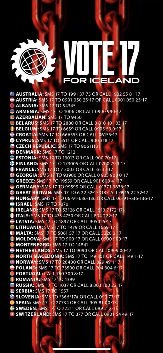 Hatrið mun sigra! #12Stig #Eurovision