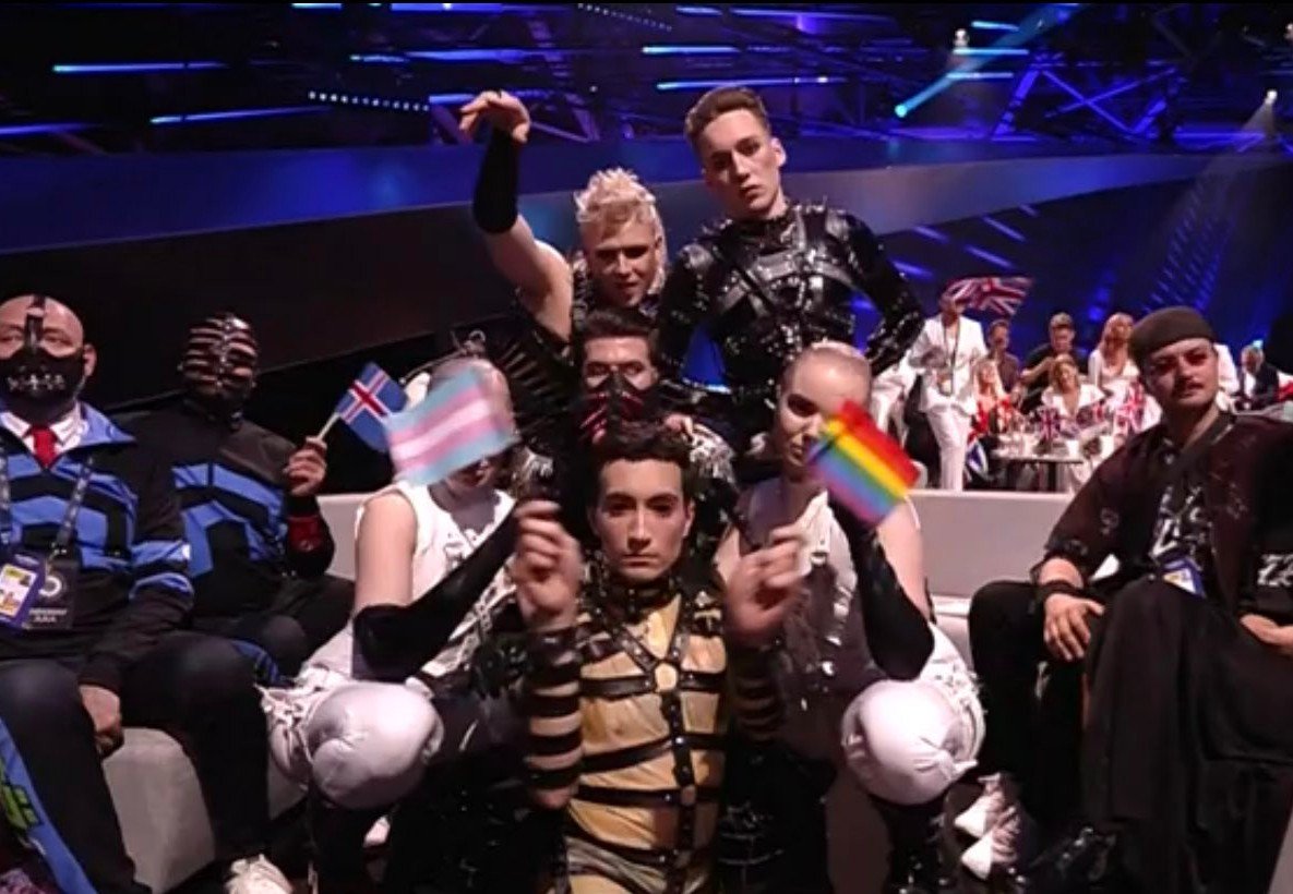 Jackaphobia's tweet photo. Iceland is life #Eurovision https://t.co/01WwxG6efj