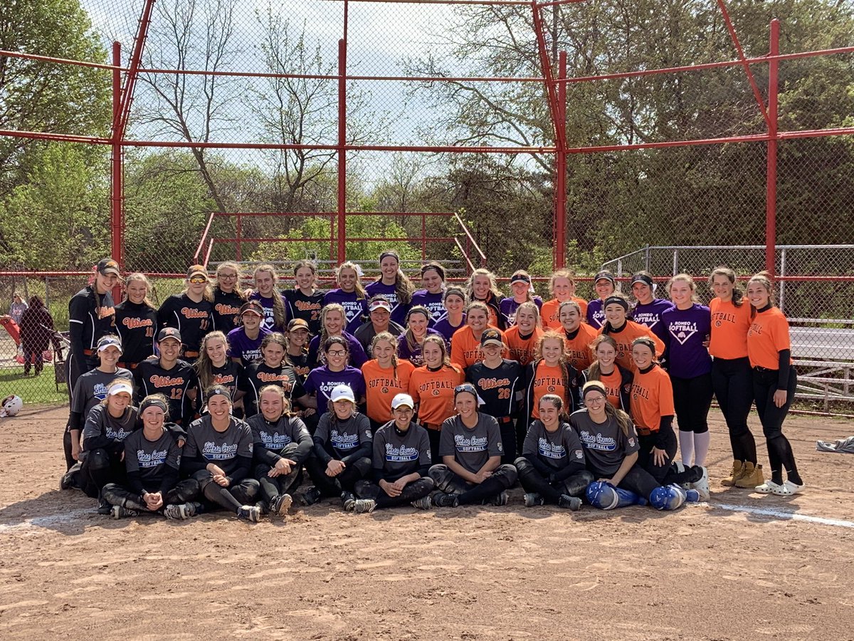 RomeoAthletics's tweet photo. 2019 Strikeout Hunger Softball Tournament was a success! Thank you @ArmadaSoftball @Utica_Softball  and @LCHS_softball for supporting the cause! https://t.co/UNfR8NnyJI