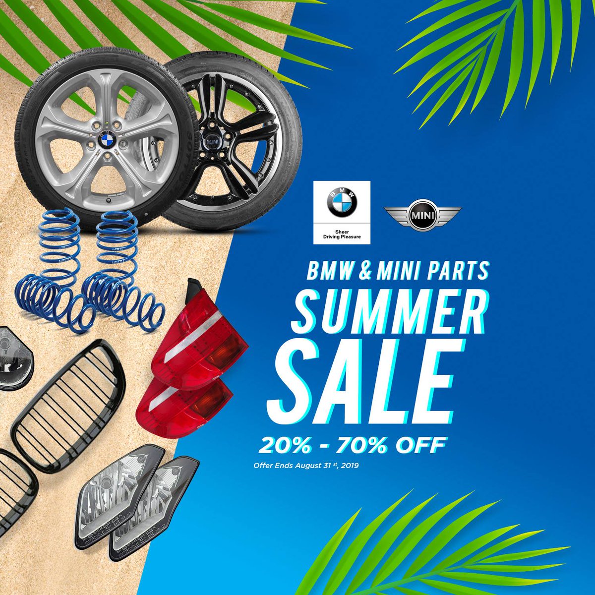 BMW and MINI PARTS SUMMER SALE 20% off parts and if you service your vehicle with us get an additional 5% of service items and parts used!
Up to 70% off on clearance items as well!
Offer valid until August 31st 2019 so make the most of this Summer Special
#BMW #MIni #Sale #MQI