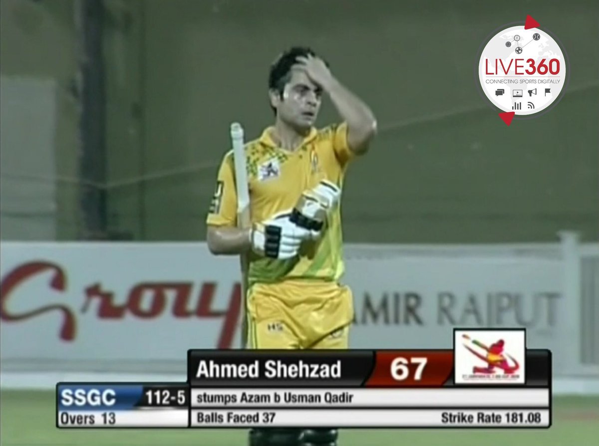 WasiqMalik15's tweet photo. Class✅ 
Temperament✅ 
Skill✅ 
Aggression✅ 
Sensibility✅ 

Thus AHMAD SHAHZAD has all the ingredients of a “Big Match Player”&amp;he proved it once again with a blistering 67 off 37 balls with 4 Fours&amp;5 sixes for @SSGC_Cricket in the final of #CorporateT20Cup .
@iamAhmadshahzad https://t.co/PkqBY5TH6x
