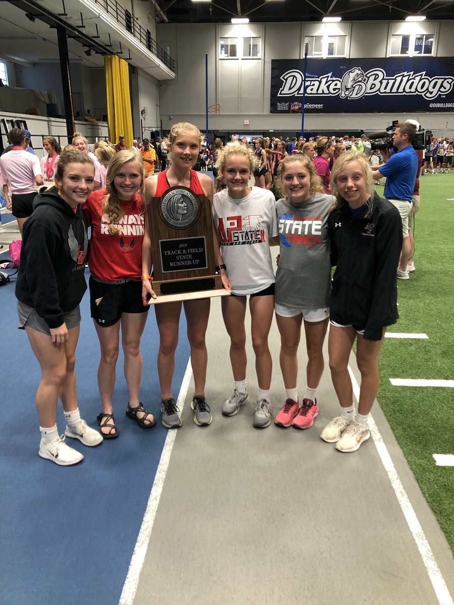 APGirlsTandF's tweet photo. State Runner Up finish for the Lady Falcons! https://t.co/9zQucxvF9j