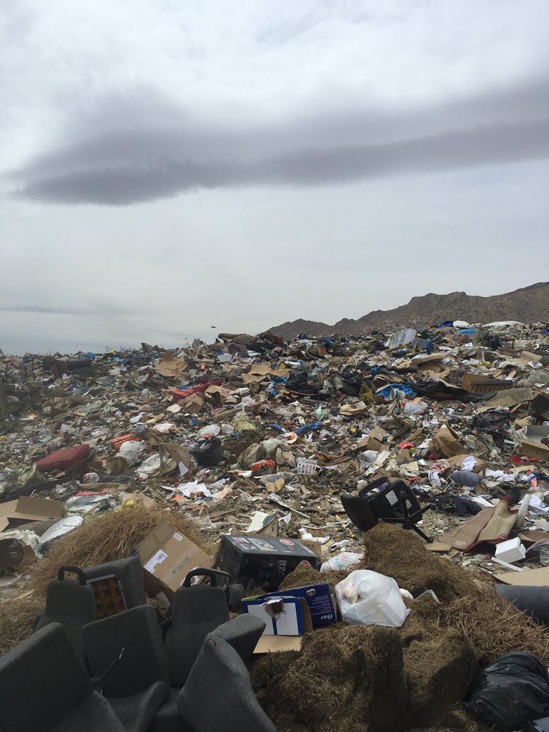 Just went to a landfill. It was horrible. I wish people who can’t be bothered to bring their own plastic bags or who buy cheap disposable homewares were made to see it.