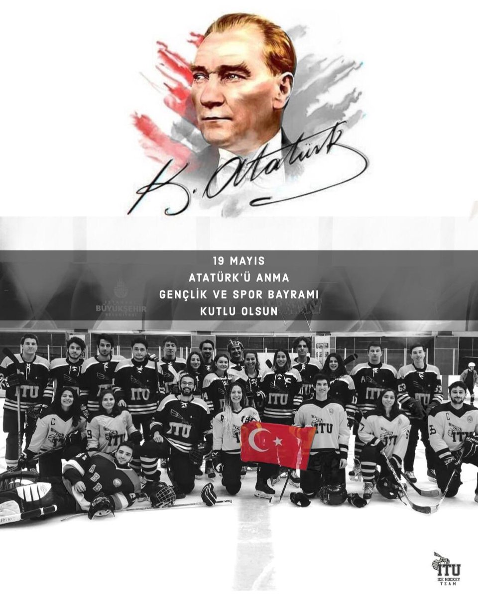 “Beni görmek demek mutlaka yüzümü görmek değildir. Benim fikirlerimi, benim duygularımı anlıyorsanız ve hissediyorsanız bu kafidir” 19 Mayıs Atatürk’ü Anma, Gençlik Ve Spor Bayramı Kutlu Olsun! 🇹🇷 #19mayıs #atatürk #icehockey
